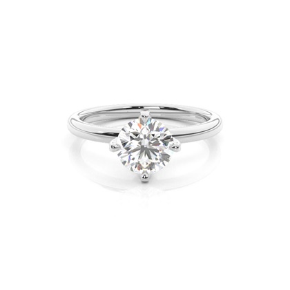 Platinum Solitaire Diamond Engagement Rings
