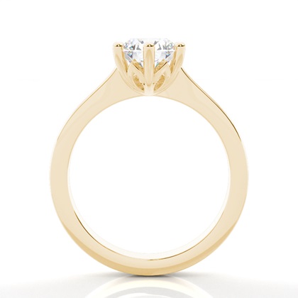 Yellow Gold Diamond Engagement Rings