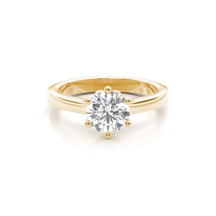 Yellow Gold Diamond Engagement Rings