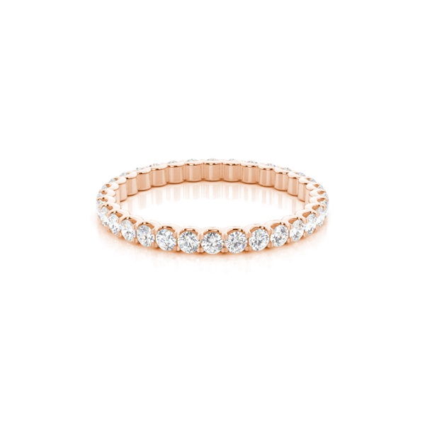 4 Prong Setting Full Eternity Diamond Ring