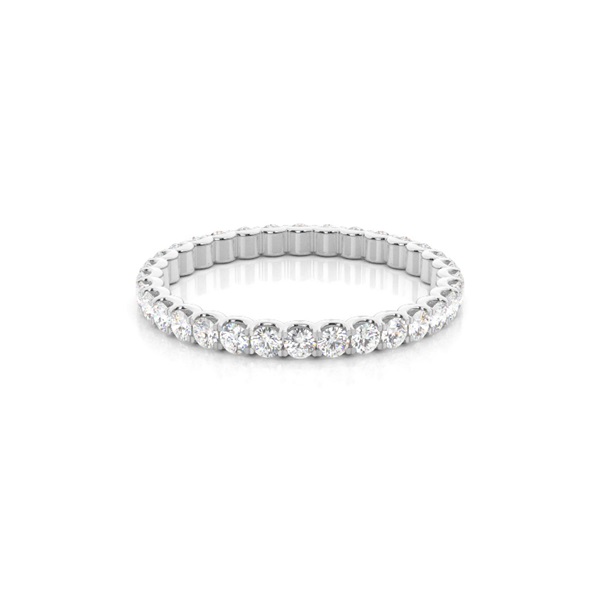 4 Prong Setting Full Eternity Diamond Ring