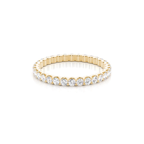 4 Prong Setting Full Eternity Diamond Ring