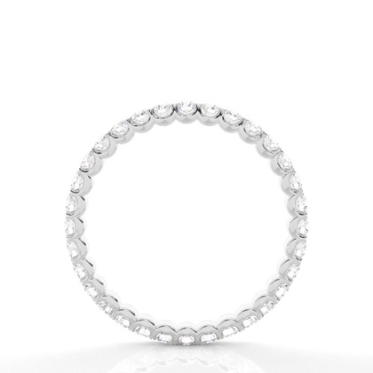 4 Prong Setting Full Eternity Diamond Ring