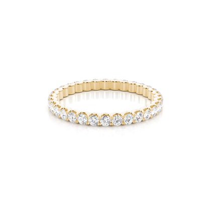 Yellow Gold Anniversary Diamond Rings
