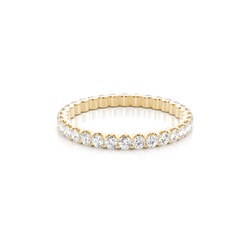 4 Prong Setting Full Eternity Diamond Ring