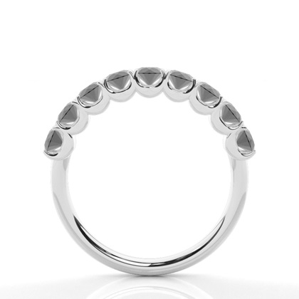 Halber Eternity-Ring mit schwarzen Diamanten