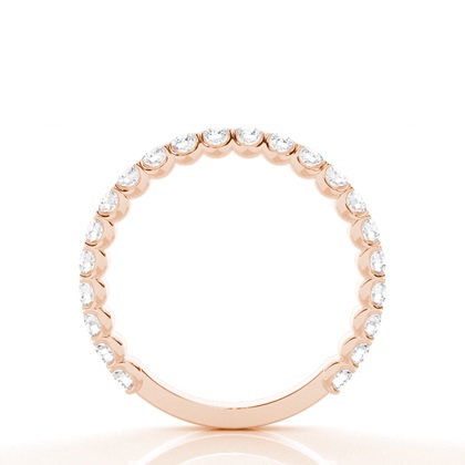 Rose Gold Eternity Diamond Rings