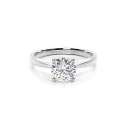 Witgouden Briljant Diamanten Verlovingsring