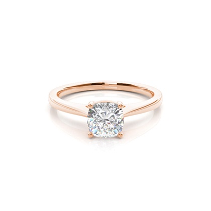 Cushion Rose Gold Journey Diamond Pendants