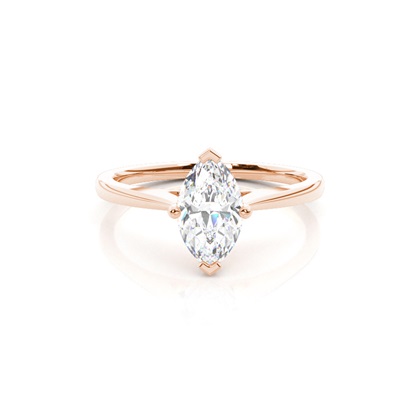 Marquise Rose Gold Journey Diamond Pendants