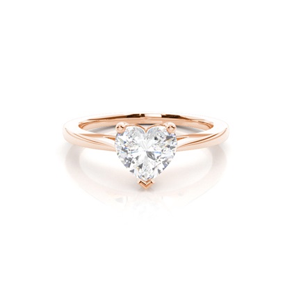 Heart Rose Gold Journey Diamond Pendants