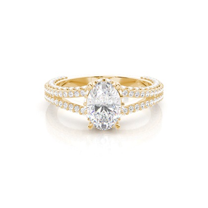 Yellow Gold Diamond Engagement Rings