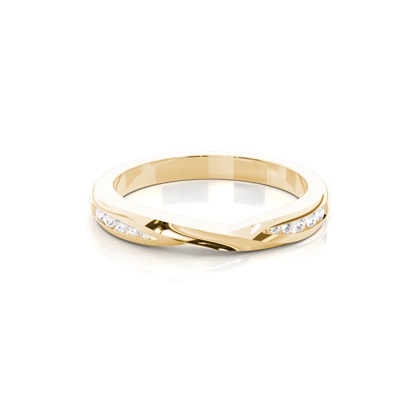 Women's Yellow Gold Wedding Rings