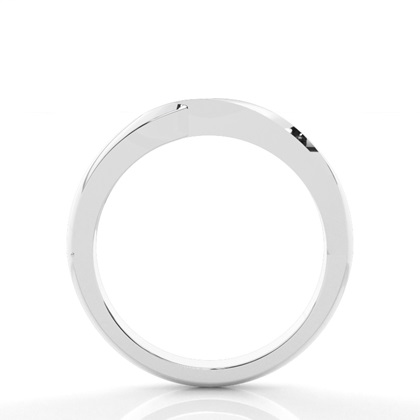 2.0mm Flat Profile Plain Shaped Wedding Band