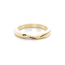 2.0mm Flat Profile Plain Shaped Wedding Band