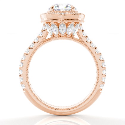 Rose Gold Ethereal Engagement Rings
