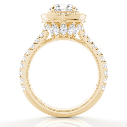 2.00 Carat Gelbgold Ethereal Verlobungsringe