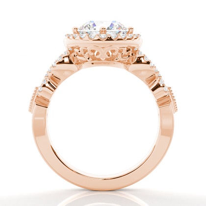Rose Gold Ethereal Engagement Rings