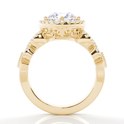 Yellow Gold Ethereal Engagement Rings