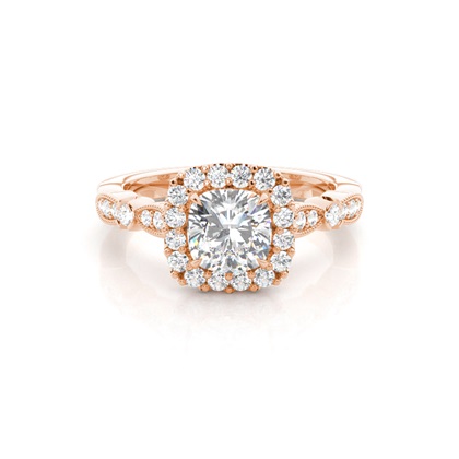 Rose Gold Ethereal Diamond Engagement Rings