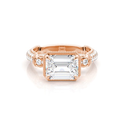 Rose Gold Ethereal Diamond Engagement Rings