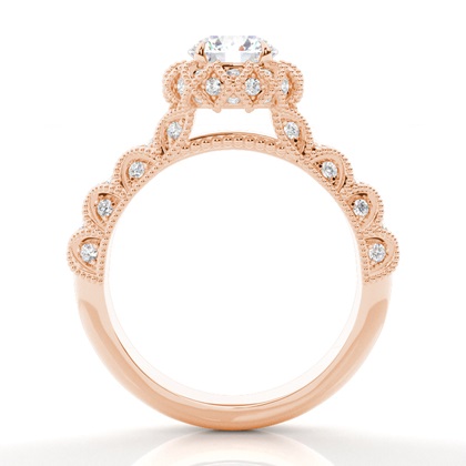 Rose Gold Ethereal Engagement Rings