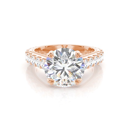 Rose Gold Ethereal Diamond Engagement Rings