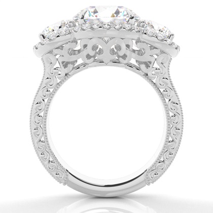 Weißgold Ethereal Verlobungsringe