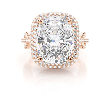 Rose Gold Ethereal Diamond Engagement Rings