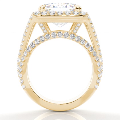 Gelbgold Ethereal Verlobungsringe