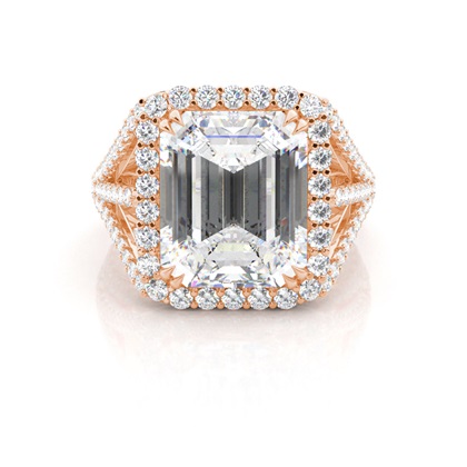 Rose Gold Ethereal Diamond Engagement Rings
