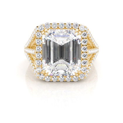Yellow Gold Ethereal Diamond Engagement Rings