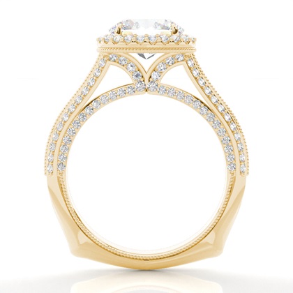 Gelbgold Ethereal Verlobungsringe