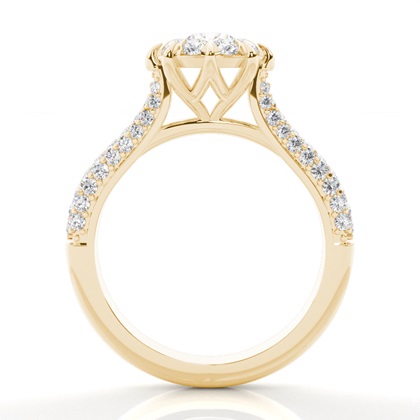 2.00 Carat Gelbgold Ethereal Verlobungsringe