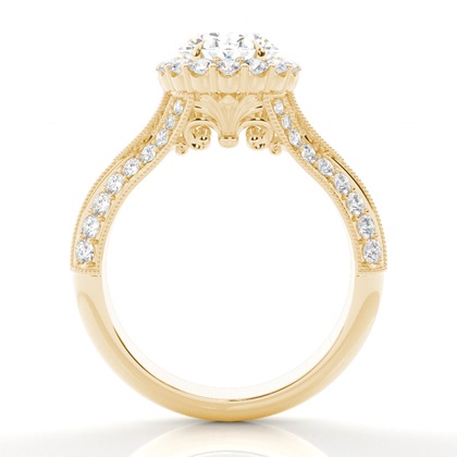 Yellow Gold Ethereal Engagement Rings