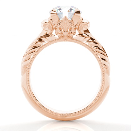 Rose Gold Ethereal Engagement Rings