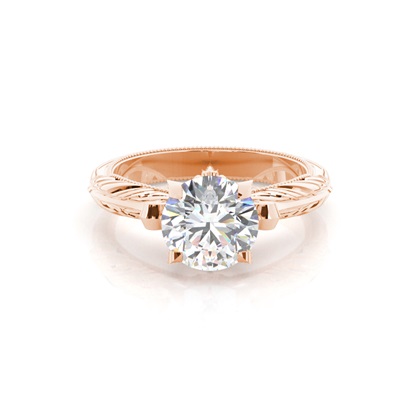 Rose Gold Ethereal Diamond Engagement Rings