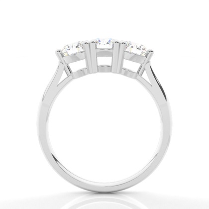 Brilliant Platin Trilogie Verlobungsringe