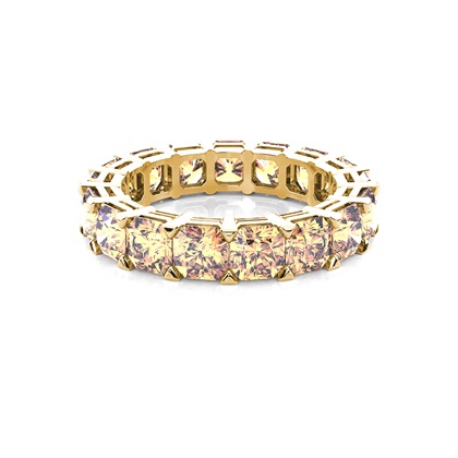 Yellow Gold Champagne Diamond Rings