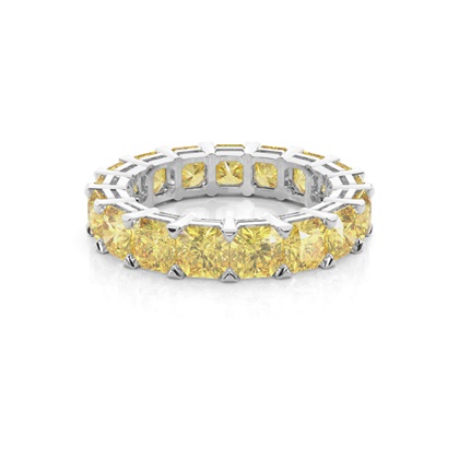 Cushion Anniversary Diamond Rings