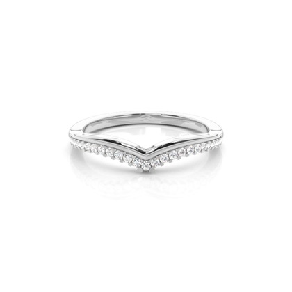 Half Eternity Studded Diamond Ring