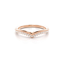 Half Eternity Studded Diamond Ring