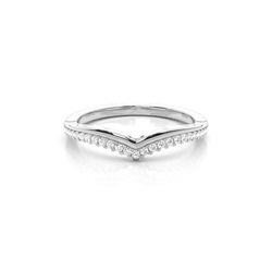 Mit einer halben Ewigkeit besetzter Diamantring