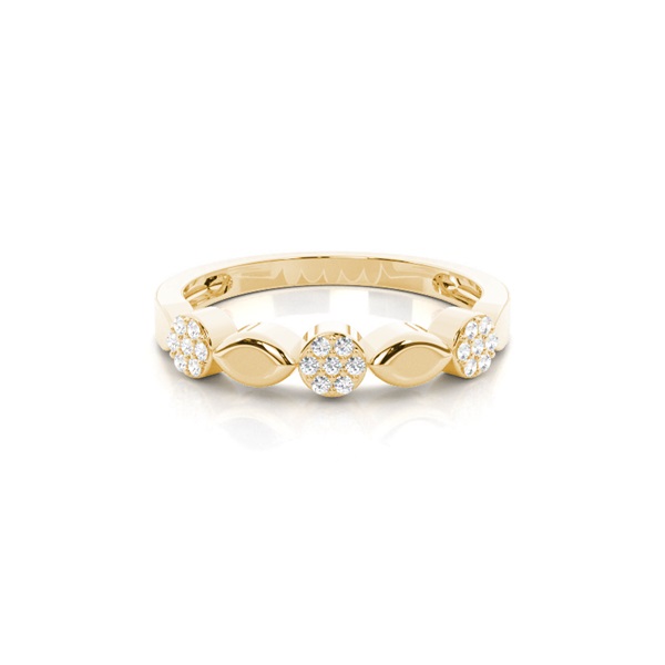 Fashion Studded Standard Diamond Ring