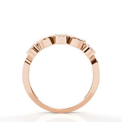 Rose Gold Statement Diamond Rings