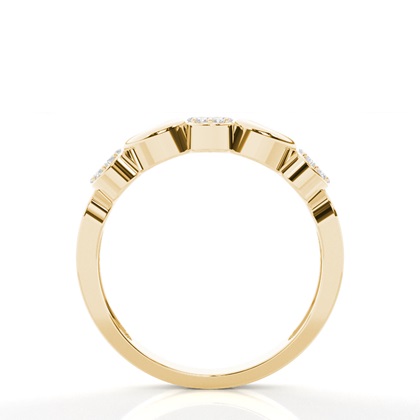 Gelbgold Memoireringe Diamantringe