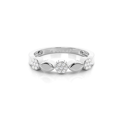 Fashion Studded Standard Diamond Ring