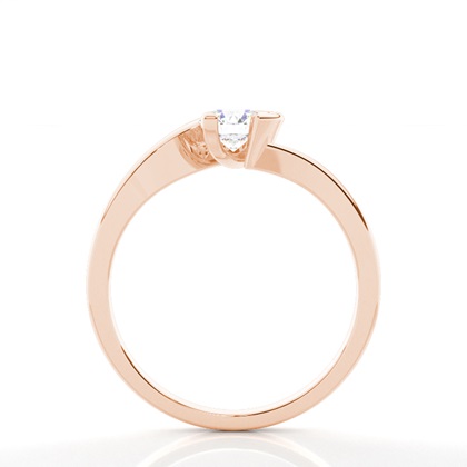 Rose Gold Promise Diamond Rings
