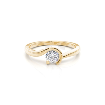 Round Diamond Promise Rings