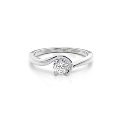 Runder Diamant-Verlobungsring